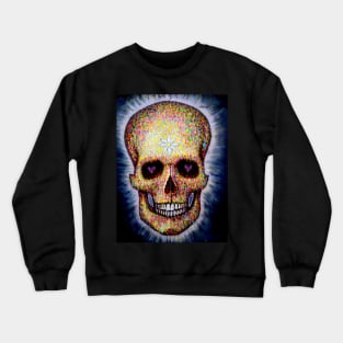 brick lane graffiti skull Crewneck Sweatshirt